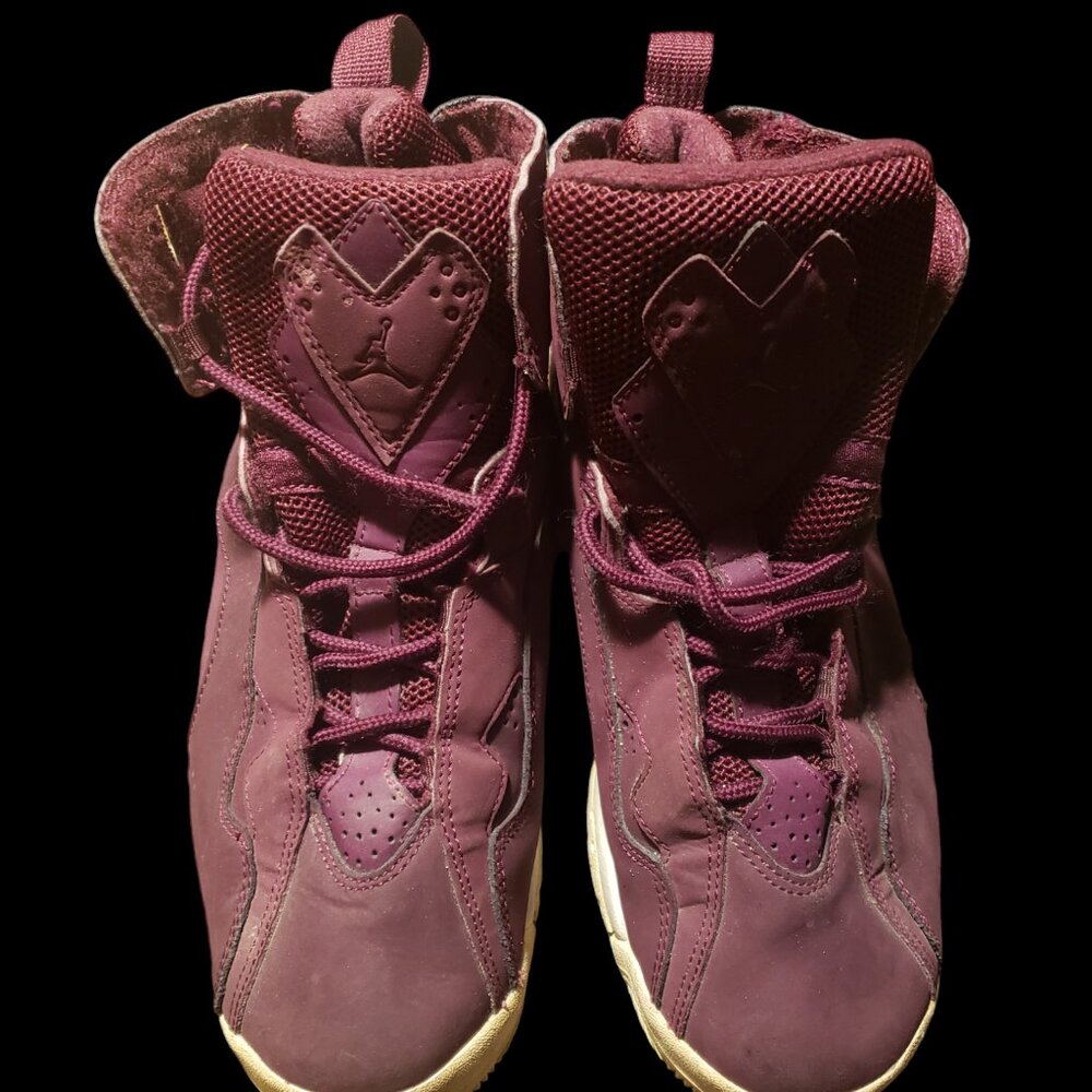 True Flight Bordeaux Michael Jordans 8.5 womens 6.5 youth